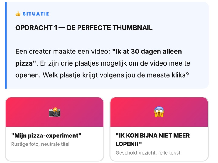 Schermafbeelding uit LIKE IT OR NOT?